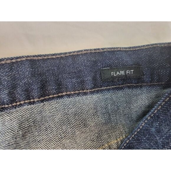 Calvin Klein Womens Mid-Rise Flared Fit‎ Dark Wash Denim Jeans Size 31/12 - Picture 5 of 6